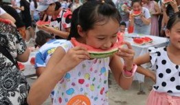 幼儿吃瓜大赛