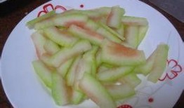 吃瓜和吃瓜皮的感觉