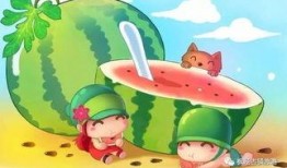 阿坤和小书吃瓜,瓜田里的欢乐时光